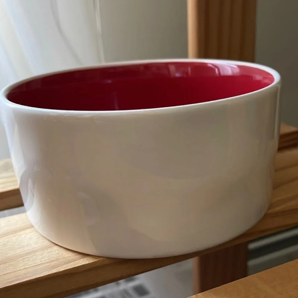 Rae Dunn Bone Appetit large bowl with red interior. New with tags